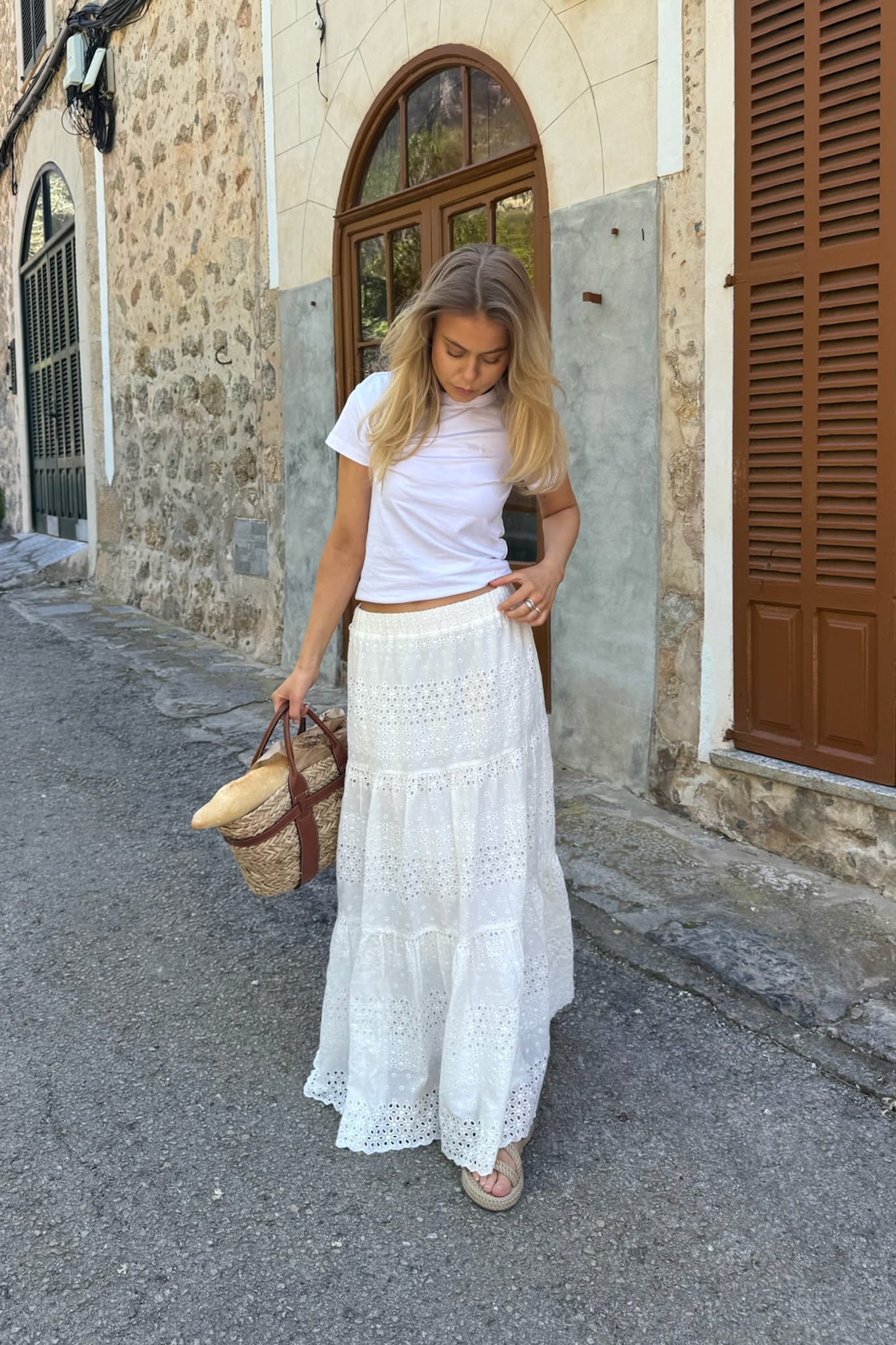 SofiaIC Long Skirt - White Lace – en.byic.com