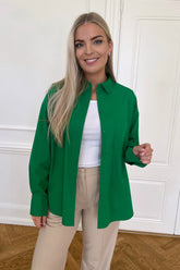 JXJamie LS Relaxed Poplin Shirt - Jolly Green