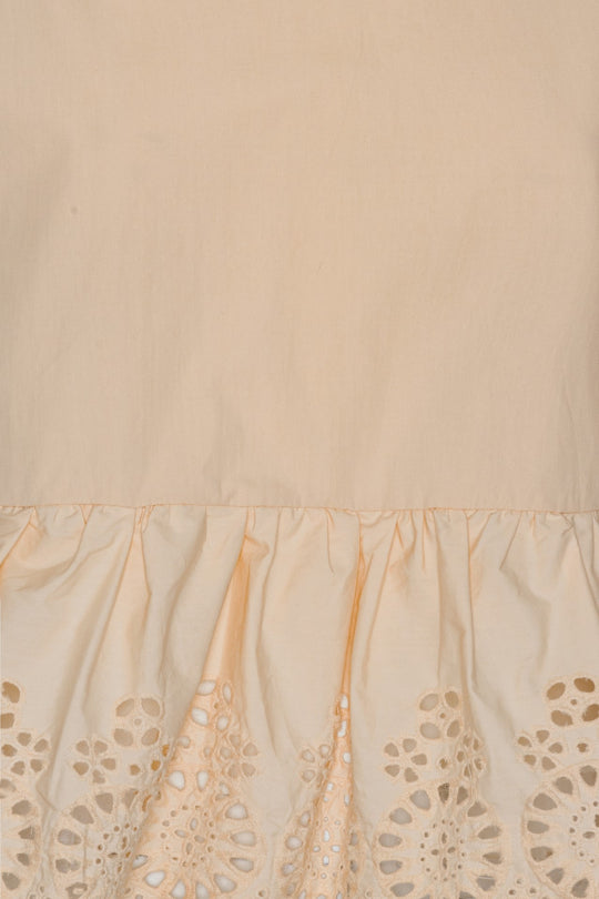 LulaIC Top - Beige Embroidery