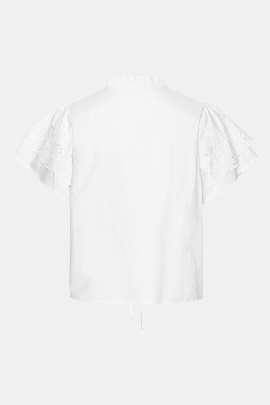 MayaIC Top - White Embroidery