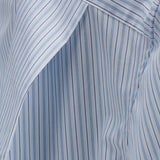 JXMolly SS Relaxed Poplin Shirt - White Blue