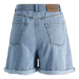 JXAlexa Loose HW Shorts - Light Blue Denim