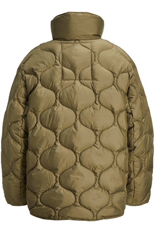 JXNova Shiny Quilted Jacket - Burnt Olive
