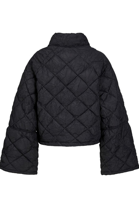 JXUma Short Quilted Jacket - Black