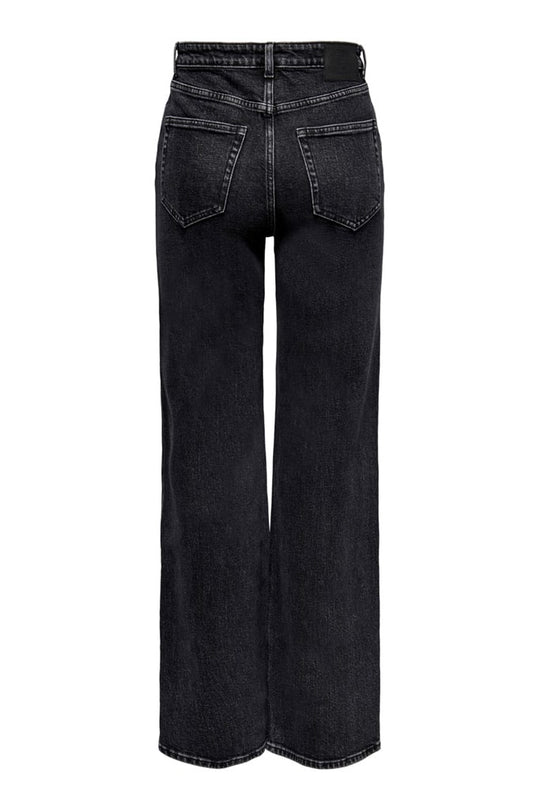 ONLJuicy HW Wide Leg Pants - Black Denim