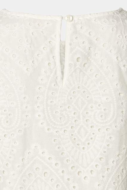 VilmaIC Dress - White Embroidery
