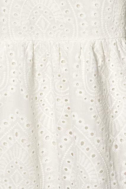 VilmaIC Dress - White Embroidery