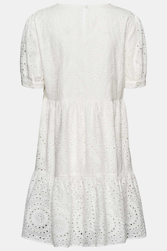 VilmaIC Dress - White Embroidery