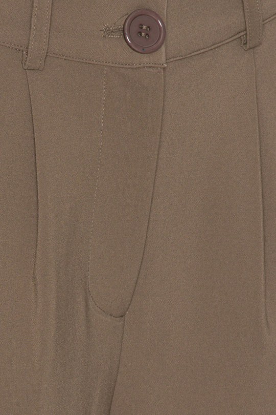 SelmaIC Wide Pants - Dark Taupe