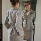 RonjaIC Blazer - Brown Stripes