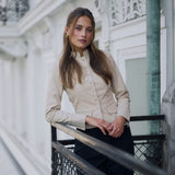 CilleIC Blazer Shirt - Beige