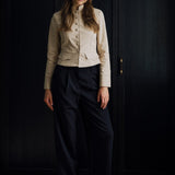 CilleIC Blazer Shirt - Beige