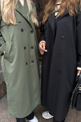 ONLChloe Trenchcoat Double B. - Four Leaf Clover