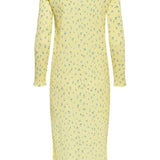 ONLMolly LS Plisse Dress - Lemon Meringue