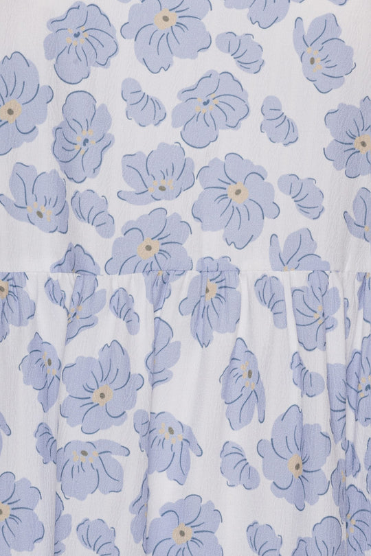 VilmaIC Dress - Blue Dazzling Flower