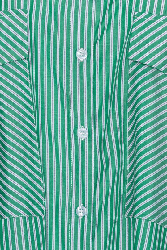 RilloIC Shirt - Green White Stripes