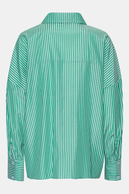 RilloIC Shirt - Green White Stripes