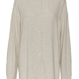 NMAndrea LS Linen Shirt - Peyote Linen
