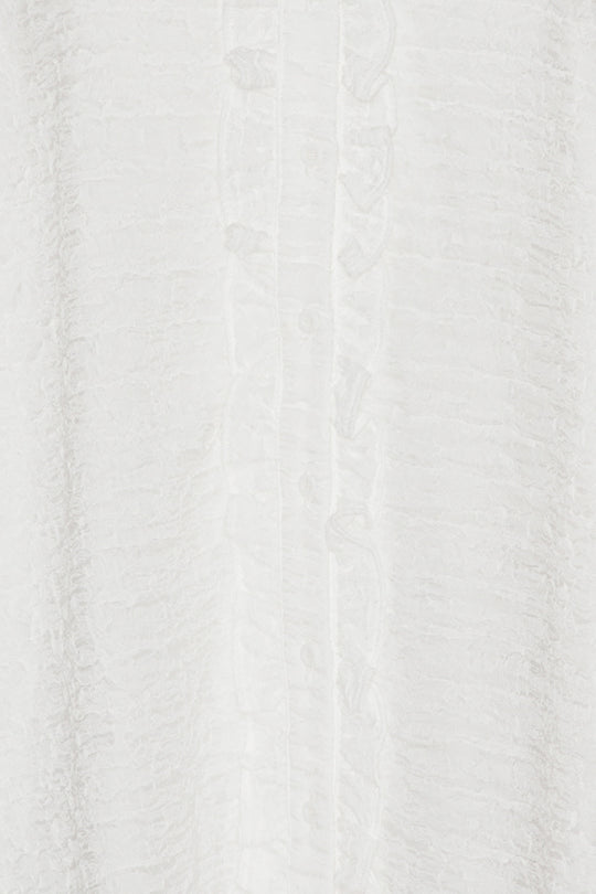 ElieIC Ruffle Dress - White