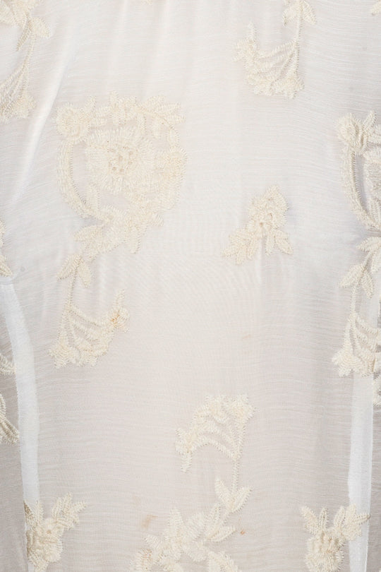 EllinorIC Lace Long Dress - Vintage White