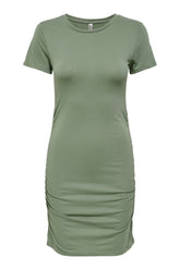 JDYFrosty SS Ruching Dress - Sea Spray