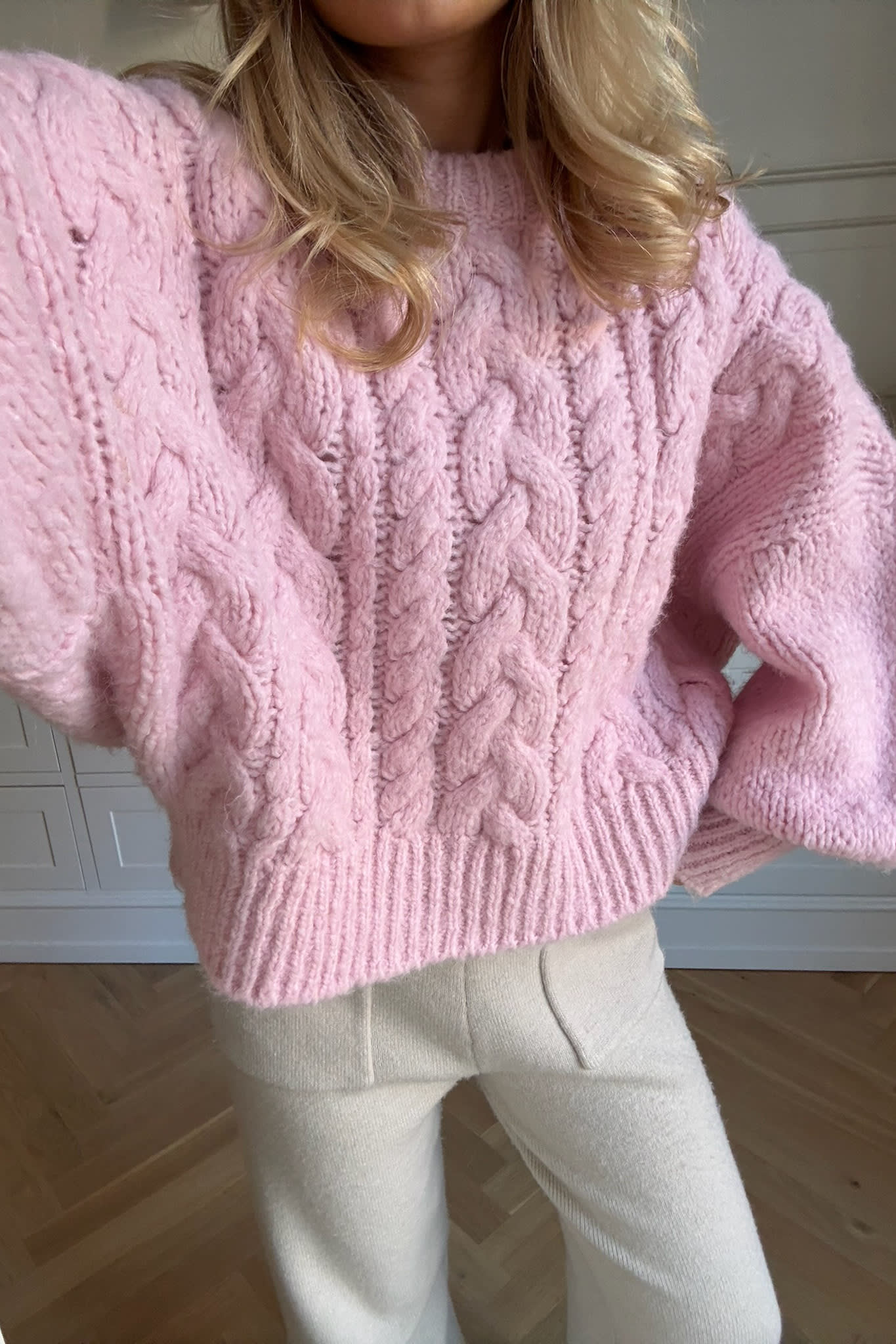 NoraIC Sweater - Light Pink – en.byic.com