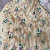 ONLMolly LS Plisse Dress - Lemon Meringue