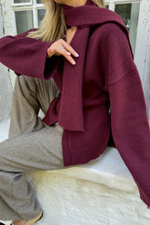 EllenIC Scarf - Bordeaux