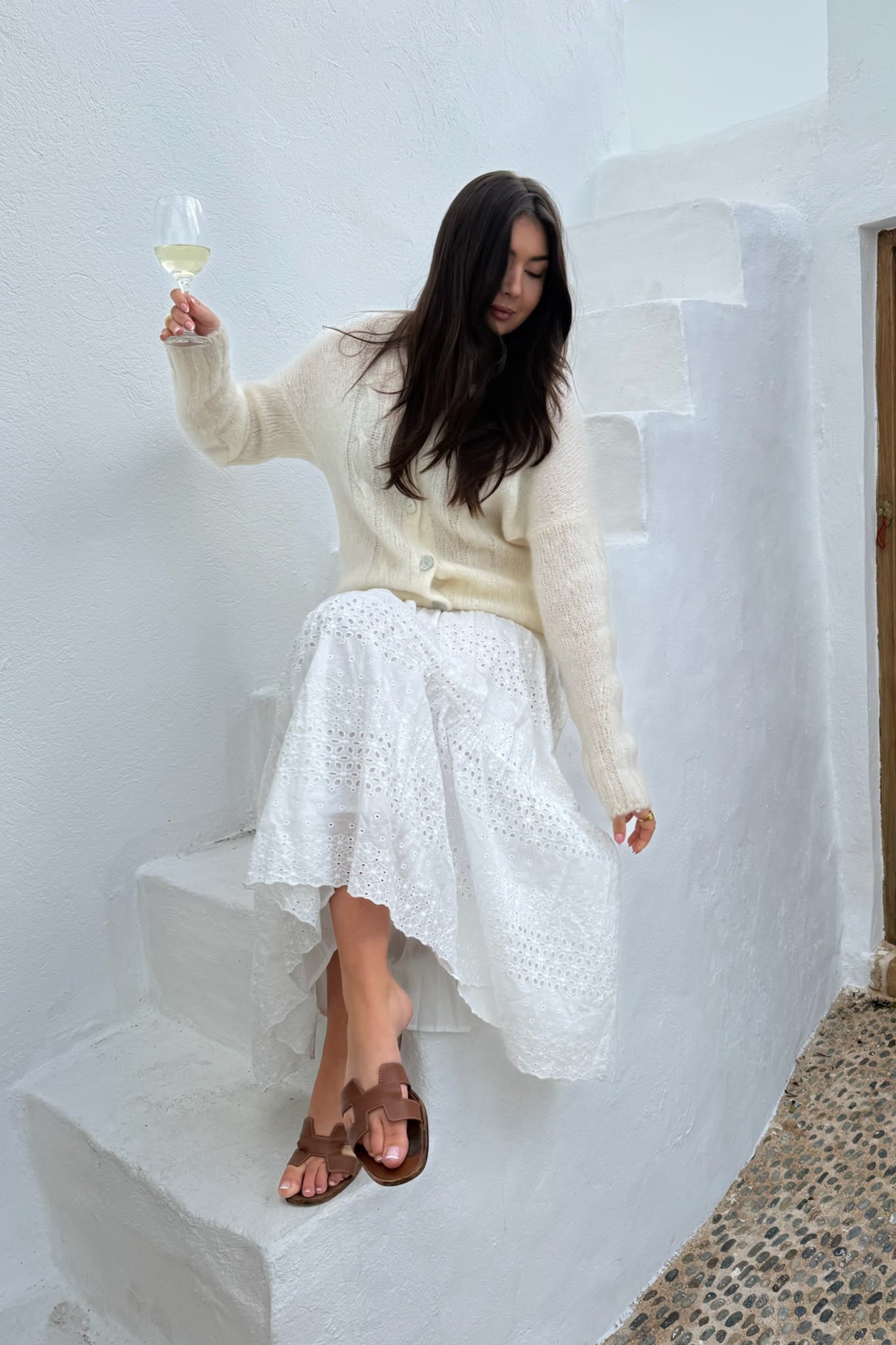SofiaIC Long Skirt - White Lace – en.byic.com