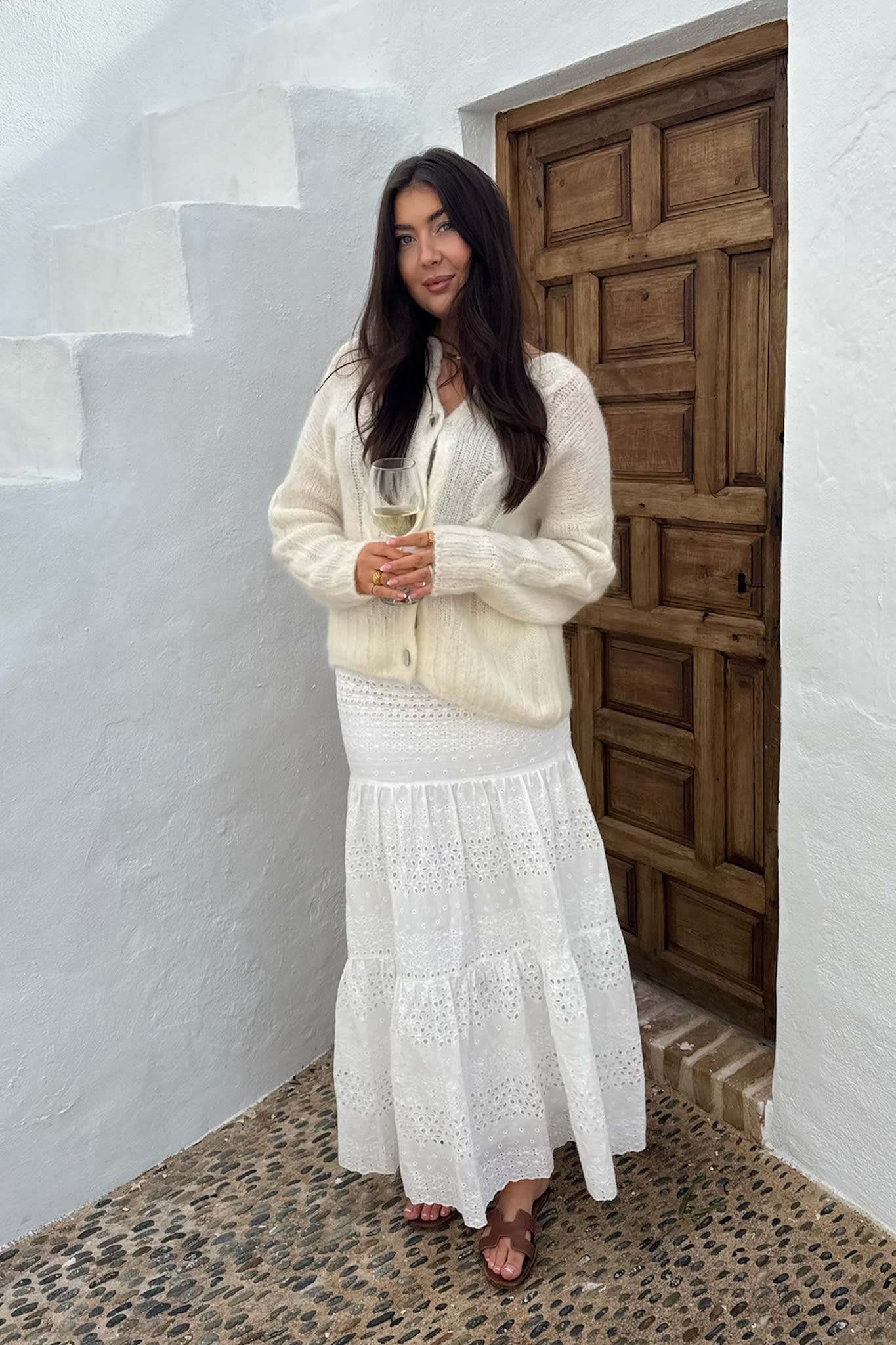 SofiaIC Long Skirt - White Lace – en.byic.com