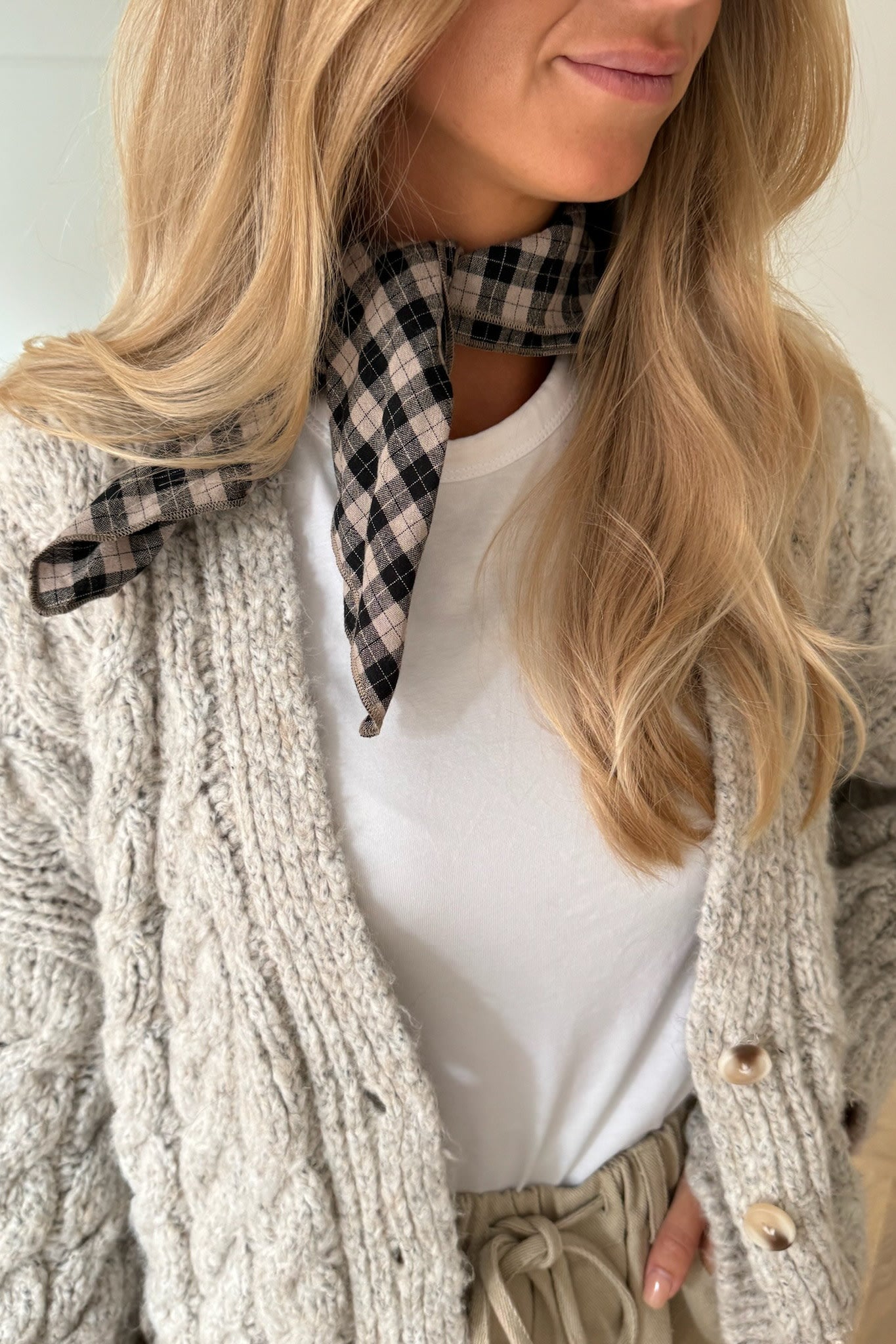 Byic SofIC Scarf - Dark Checks – en.byic.com