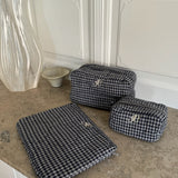EmilieIC Computer Sleeve - Navy Checks