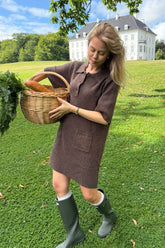 SifIC Knit Dress - Dark Brown