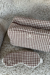EmilieIC Cosmetic Bag - Beige Checks