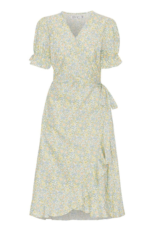 NaomiIC Long Dress - Pastel Garden Green