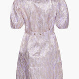 Noella Neva Belt Dress - Lavender/Silver Mix