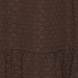 VilmaIC Dress - Bubble Chocolate Brown