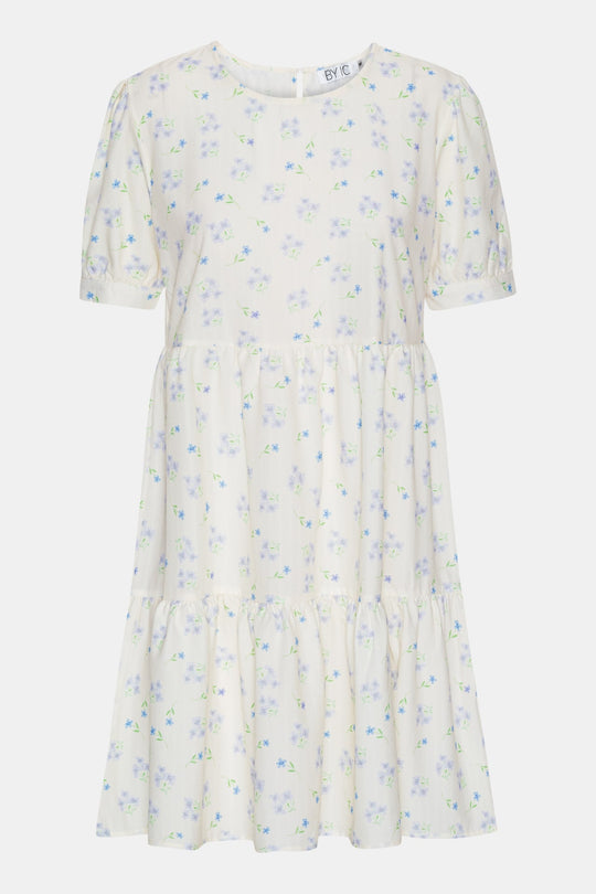 VilmaIC Dress - Cream/Blue