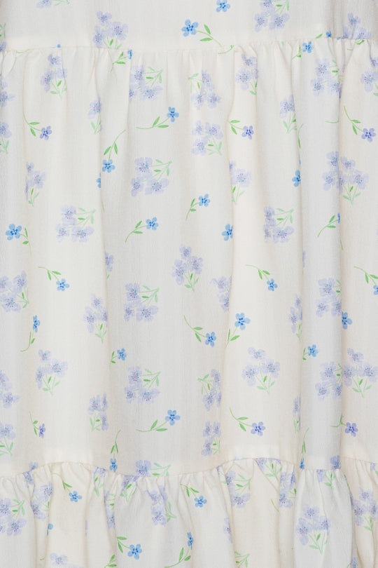 VilmaIC Dress - Cream/Blue