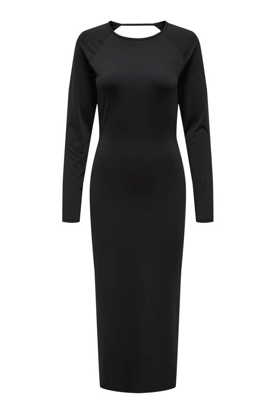 ONLLila LS Open Back Dress - Black
