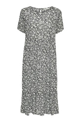ONLAbigail Life SS Midi Dress - Black ONLAllie Ditsy Flower