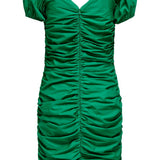 JDYCuba SS Ruching Dress - Viridis