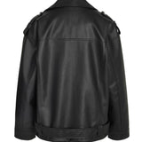 NMPaulina Oversize Biker Jacket - Black