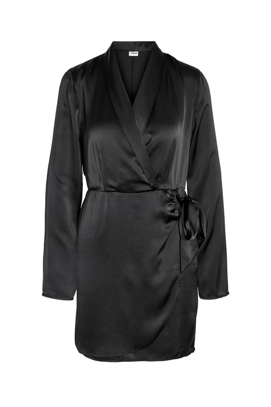 NMLeyla LS Blazer Dress W Belt - Black