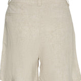 VMVerhera MR Long Linen Shorts - Oatmeal Nature Tone