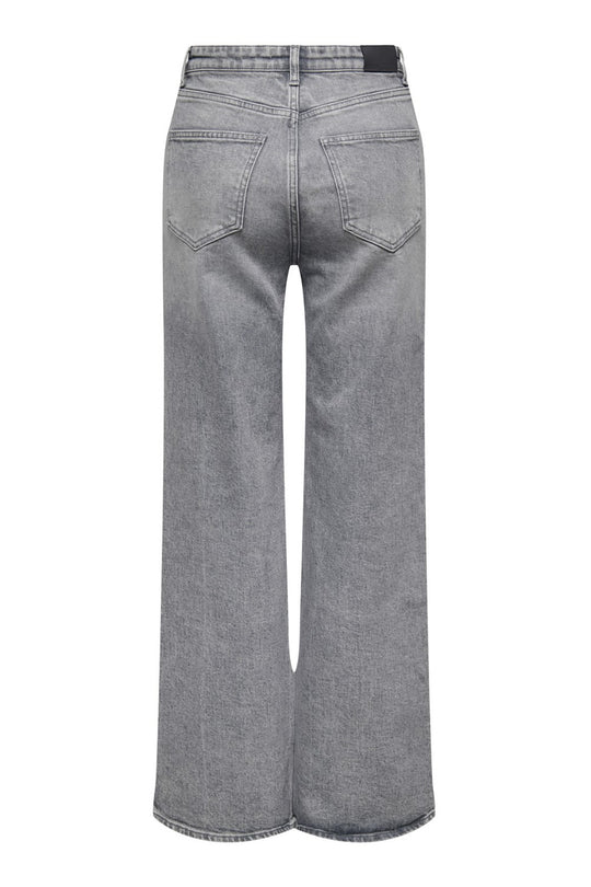 ONLJuicy HW Wide Leg Pants - Medium Grey Denim