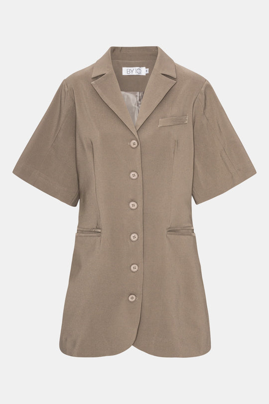 SelmaIC Blazer Dress - Dark Taupe