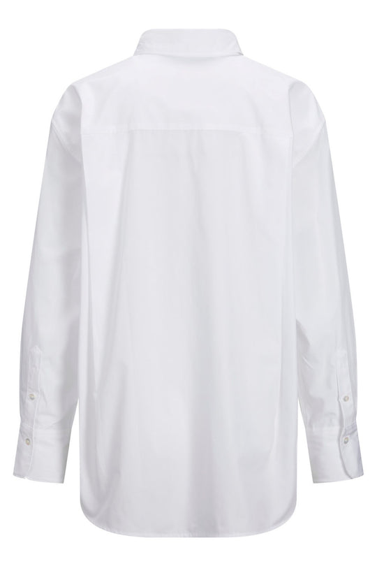 JXJamie LS Relaxed Poplin Shirt - White