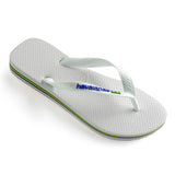 Havaianas Brasil Logo Flip Flop - White