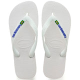 Havaianas Brasil Logo Flip Flop - White